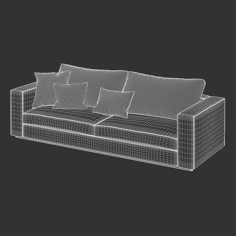 Replica Hedendaagse Sofa Model, Donkergrijs