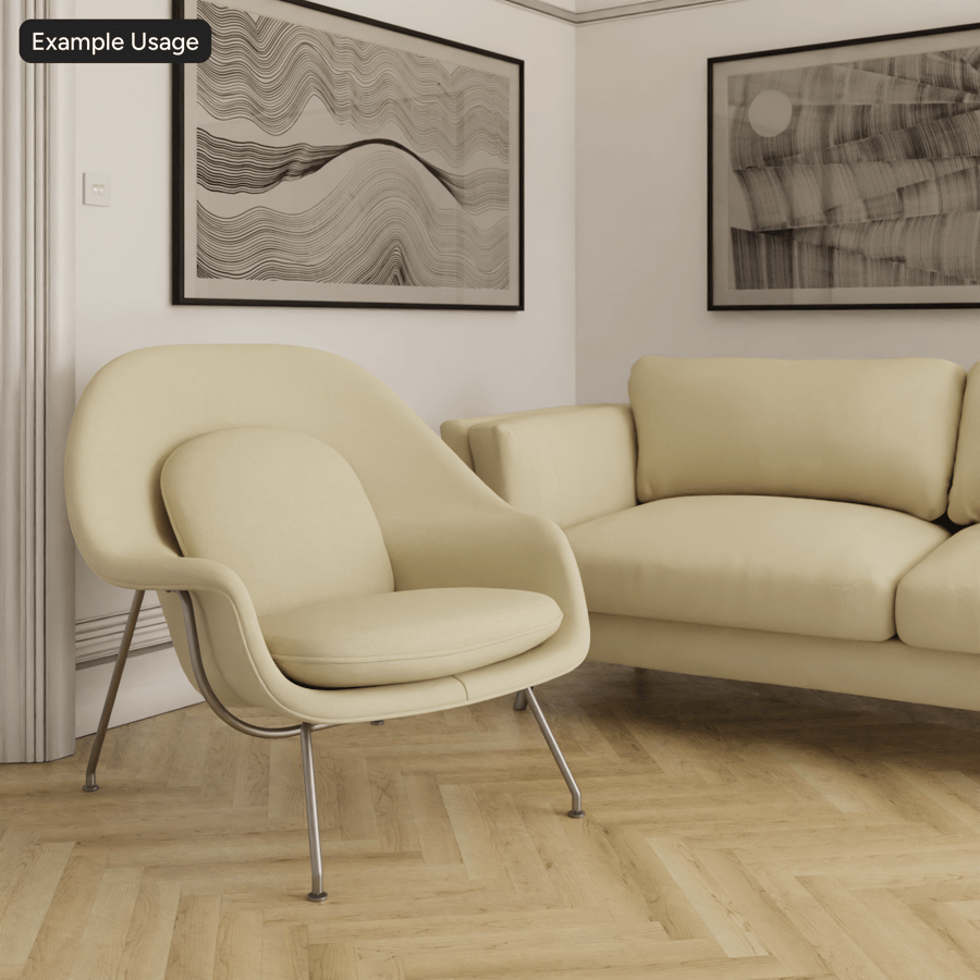 Plain Weave Amalfi Bekleding Textuur, Eierschaal Beige