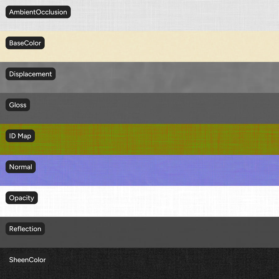 Plain Weave Amalfi Bekleding Textuur, Eierschaal Beige