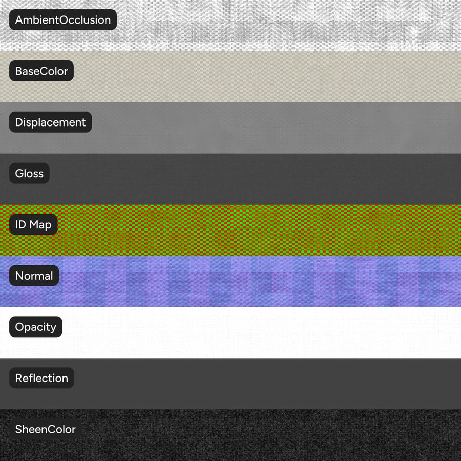 Korbgeflecht Candor Möbelstoff Textur, Beige