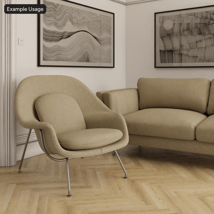 Tejido de tapicería Oxford, Beige cálido