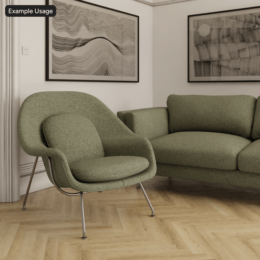 Plain Weave Rivet Upholstery Fabric Texture, Pale Green