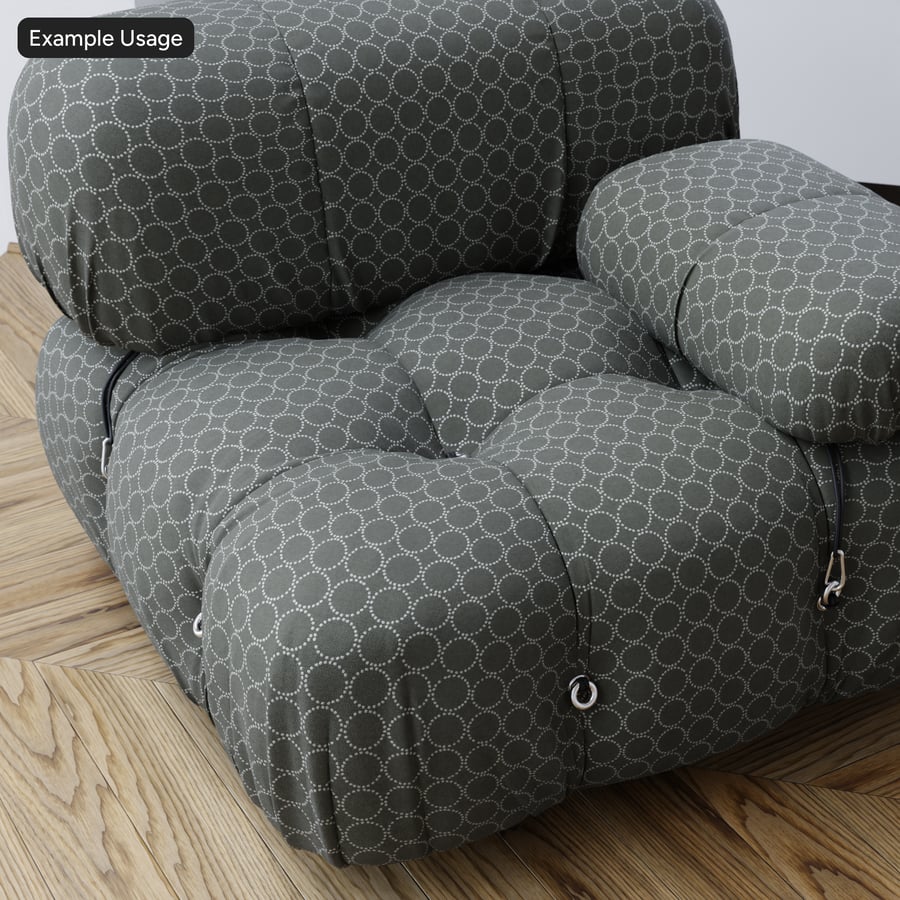 Tambourine Hallingdal Pattern Upholstery Fabric Texture, Darkest Green