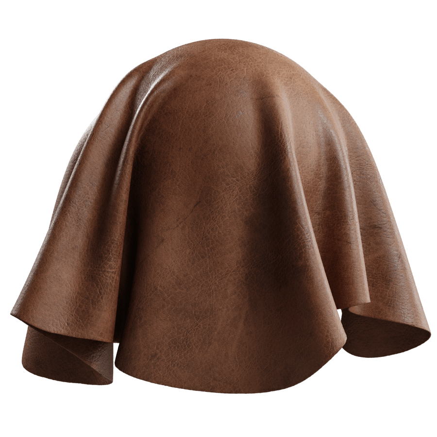 Wild Buffalo Saddle Leather Texture, Brown