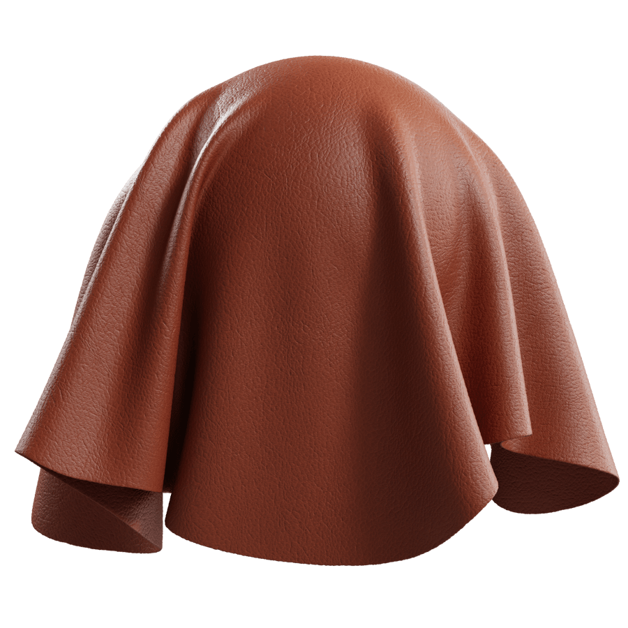 Cowhide Leather Texture, Red