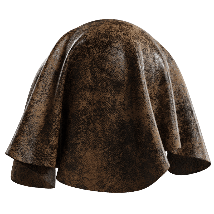 Patina Vintage Faux Leather Texture, Dark Brown