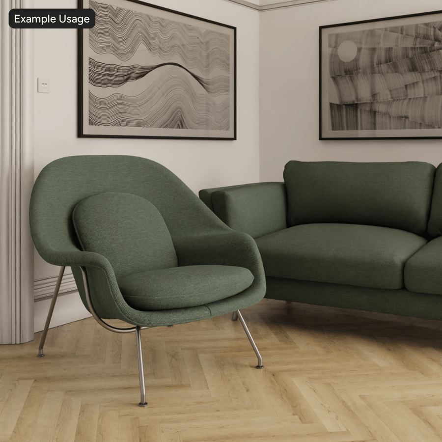 Textura de tecido para estofos com mistura de trama de diamante, verde floresta