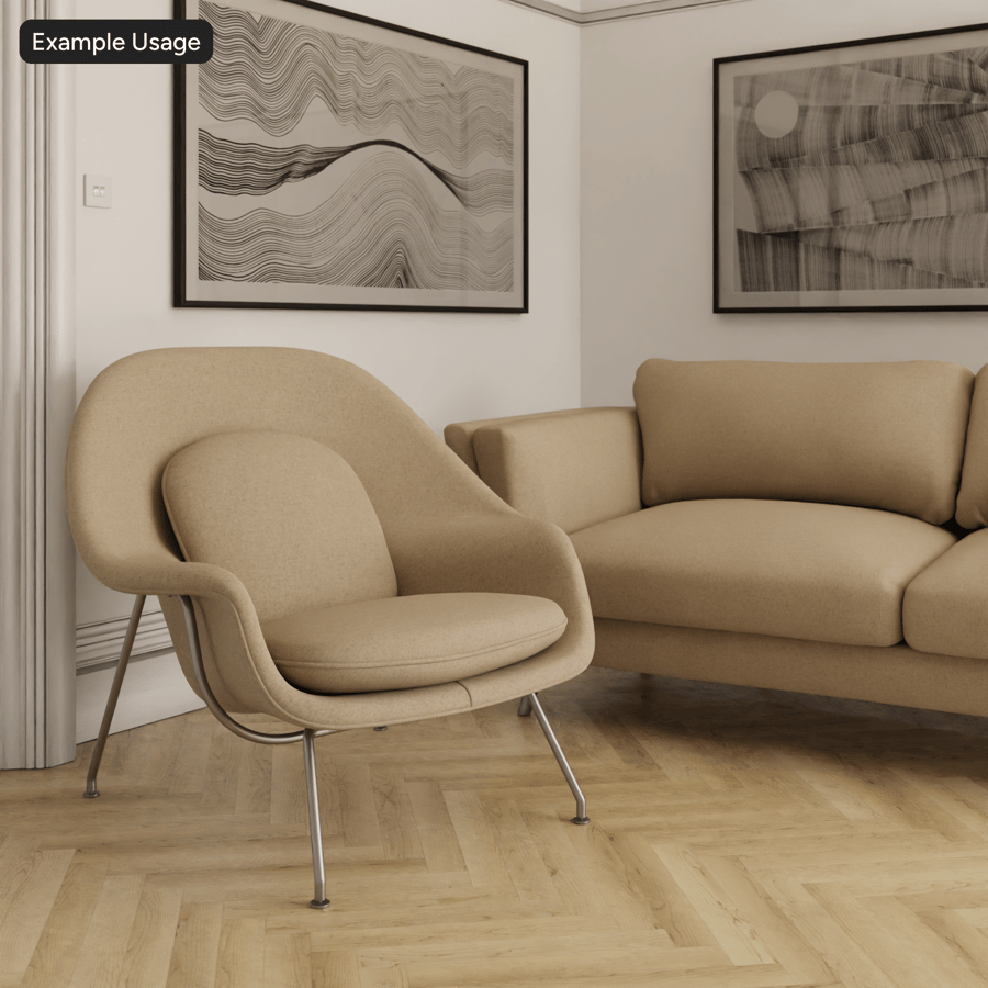 Einfarbiges Mischgewebe für Polstermöbel, Struktur, Cool Beige