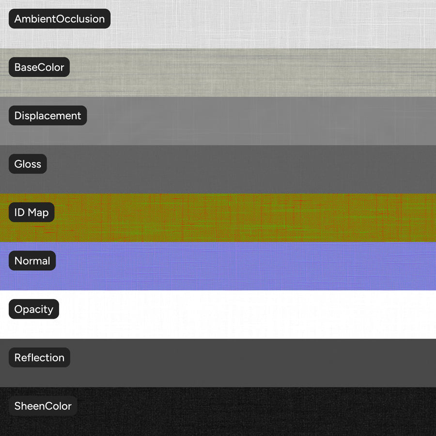 Leinwandbindung Canvas Möbelstoff Textur, Warm Grey