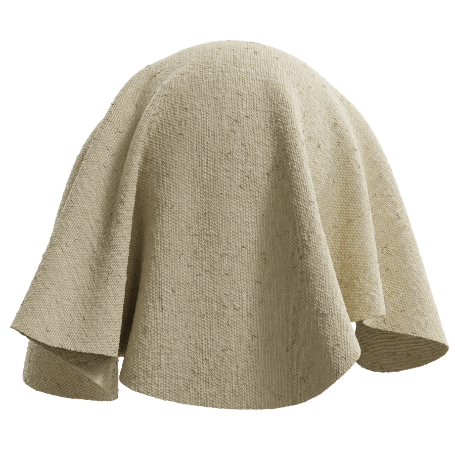 Basket Weave Cotton Upholstery Fabric Texture, Warm Beige