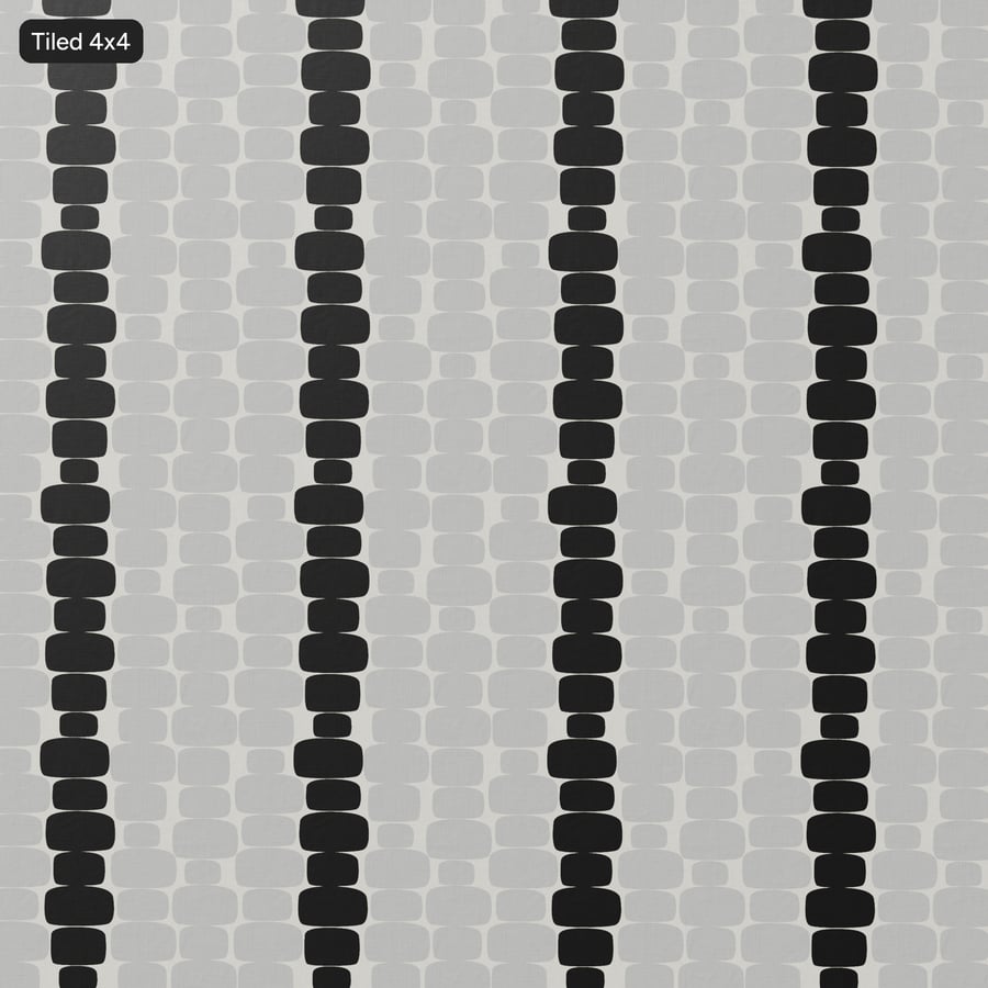 Škála Mid Century Pebble Pattern Textúra čalúnenia, sivá
