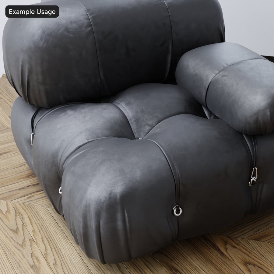 Sheen Polyester Samt Polsterstoff Textur, Schwarz