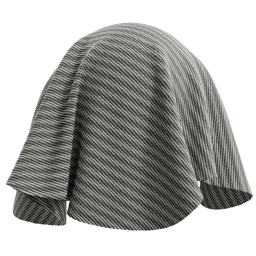 Ripple Weave Upholstery Fabric Texture, Grey