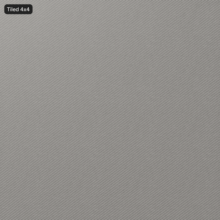 Textura čalounické tkaniny Ripple Weave, šedá