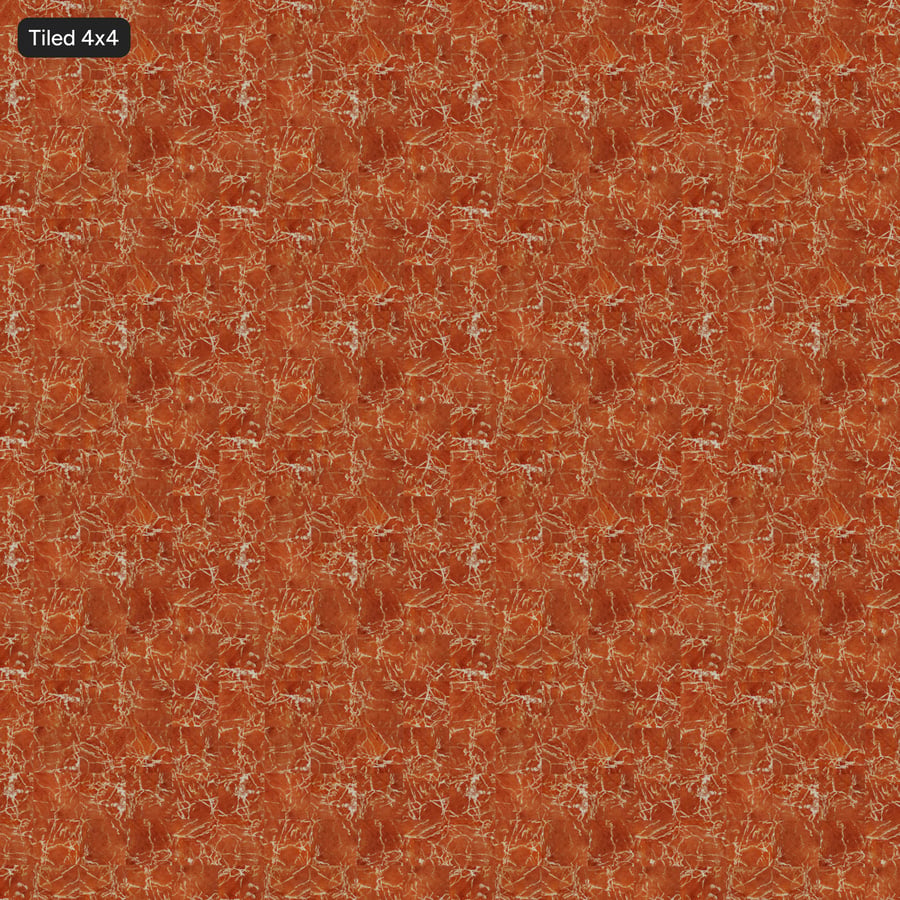 Square Marble Matte Tile Texture, Red Orange