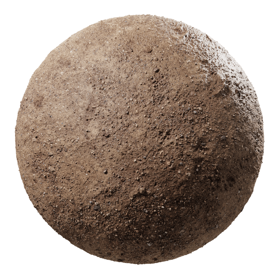 Small Pebbled on Cracked Dirt Texture