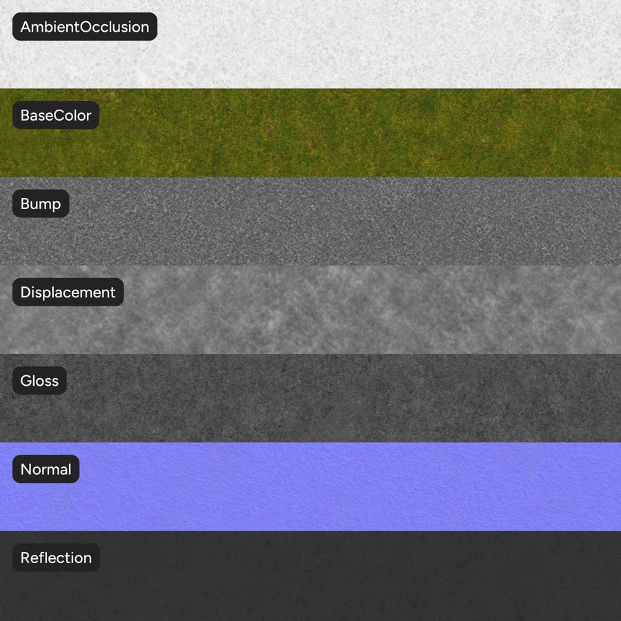 Fijne grasstructuur