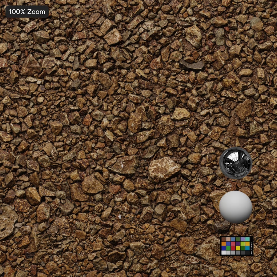 Mixed Chunky Rock Texture