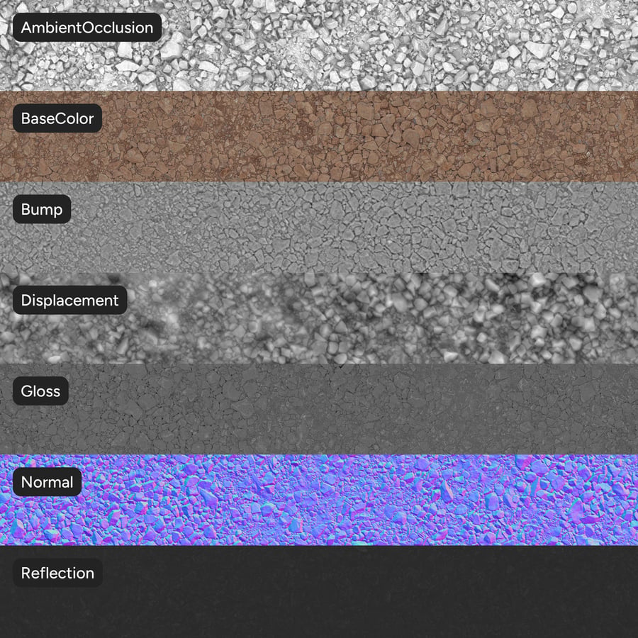 Textura Chunky Rock, Mocha