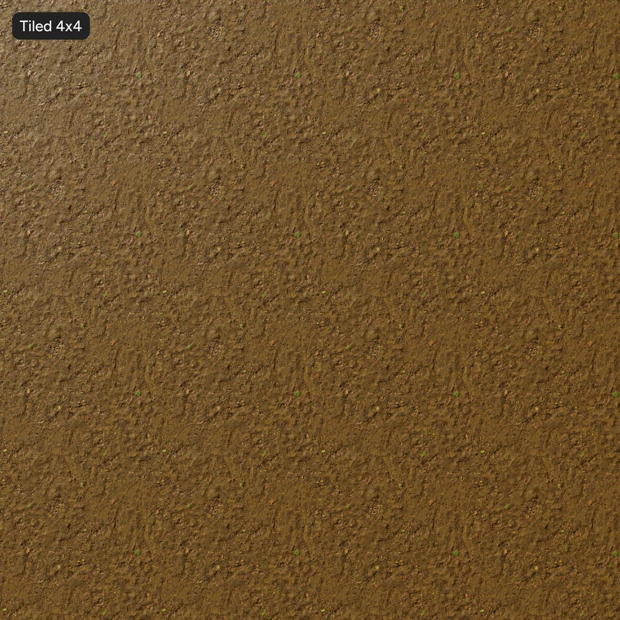 Texture du paillis sur la terre