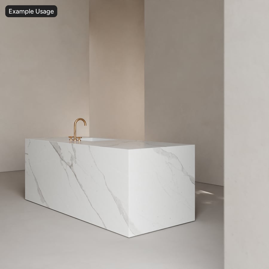 Statuario Matte Marble Stone Texture, vit