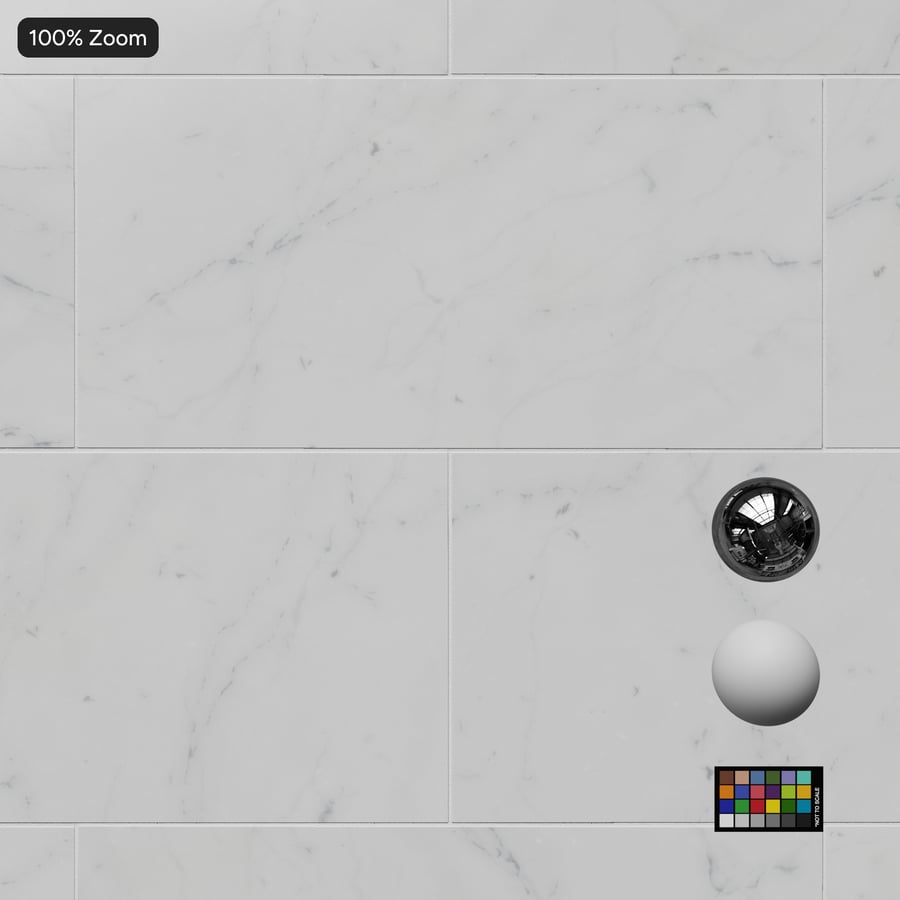Texture piastrella rettangolare in marmo opaco, Bianco Polveroso