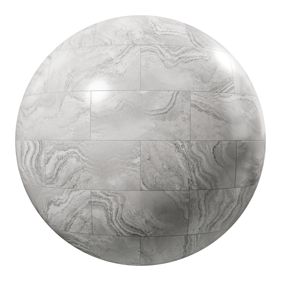 Rectangular Offset Marble Matte Tile Texture, Sirio Grey