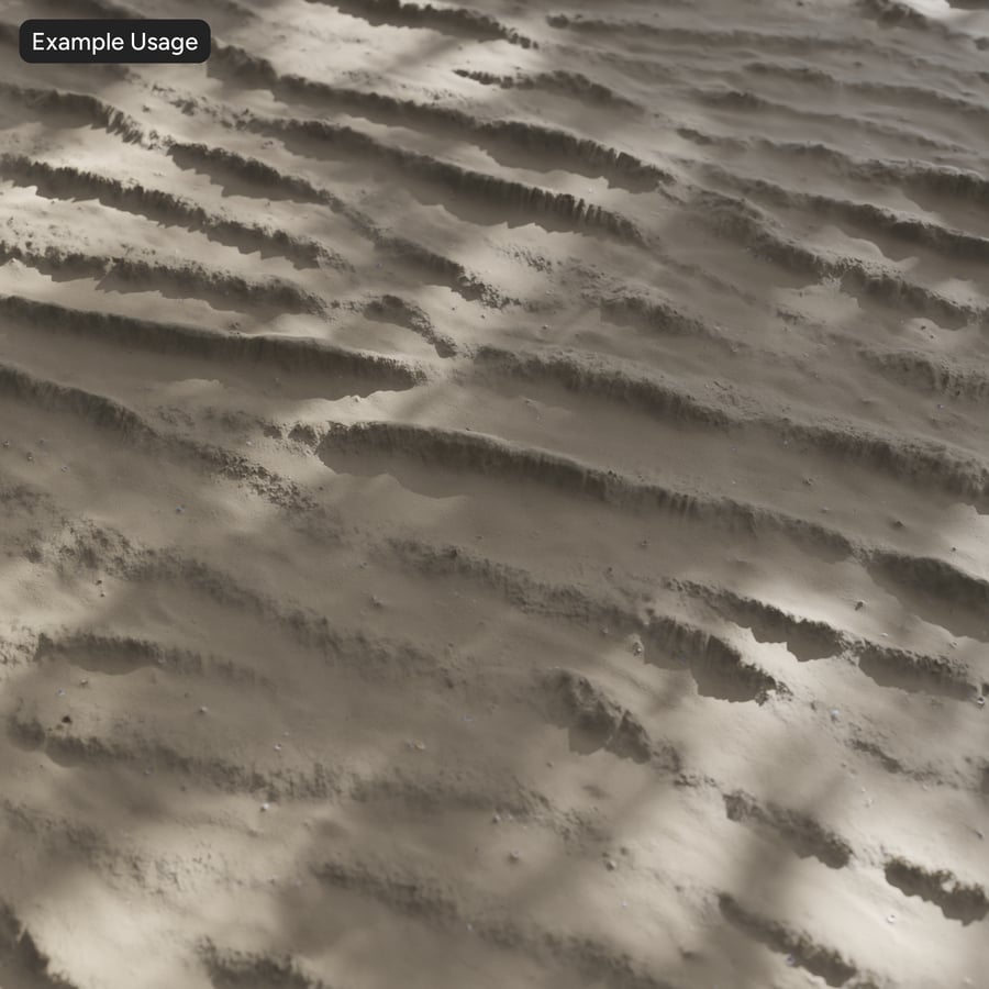 Vochtig oeverzand Textuur