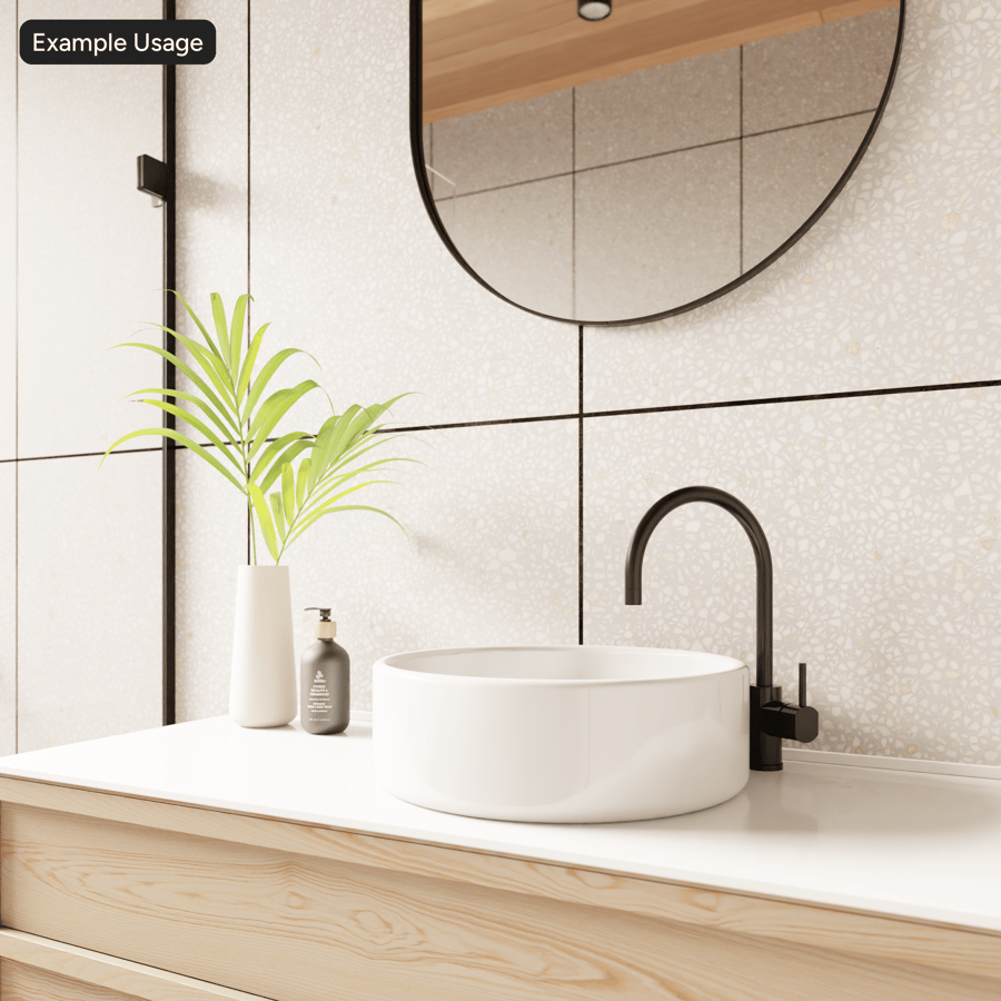 Téglalap alakú Terrazzo matt csempe textúra, halványszürke