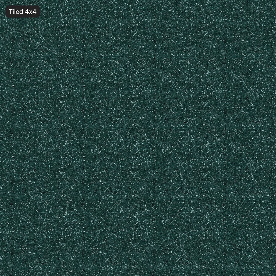 Honed Slab Small Chips Terrazzo Texture, Dark Green