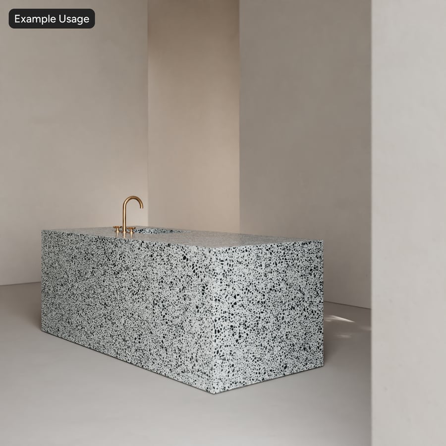 Τυπική υφή Terrazzo, μαύρο