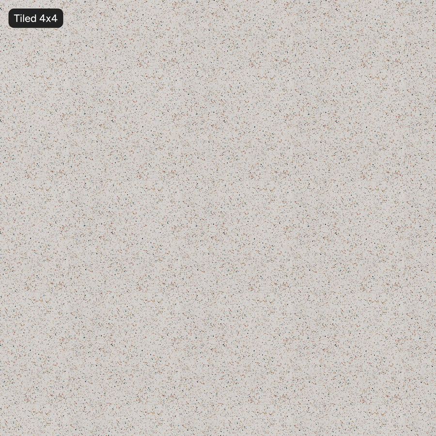 Vierkante terrazzo matte tegeltextuur, crème