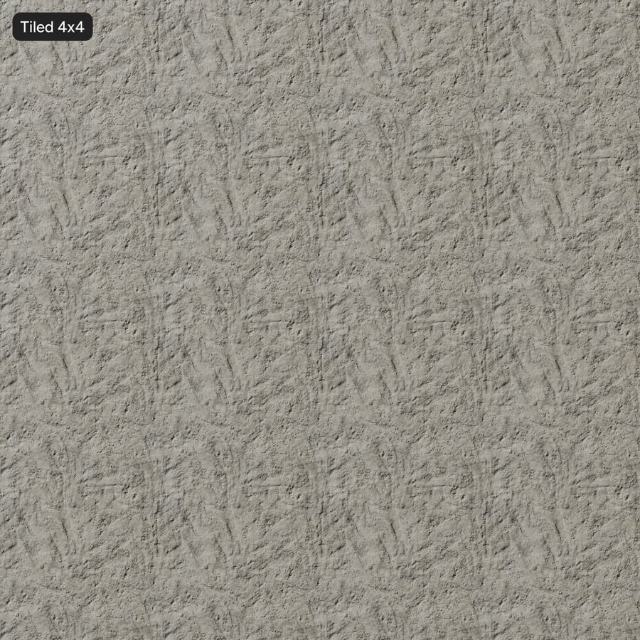 Sloppy Finish Plaster Texture, Gray
