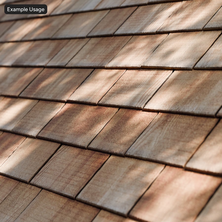 Toit en bois Texture des bardeaux