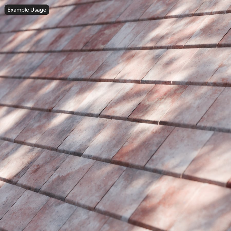Weathered Ceramic Roof Tiles Texture