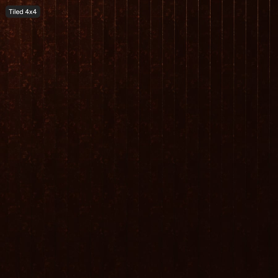 Long Vertical Copper Roof Tiles Texture