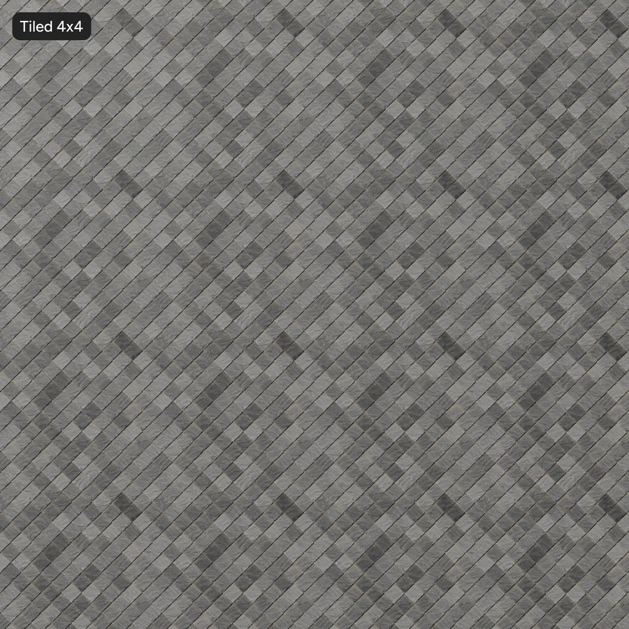 Tejas de Pizarra Diamante Textura, Gris