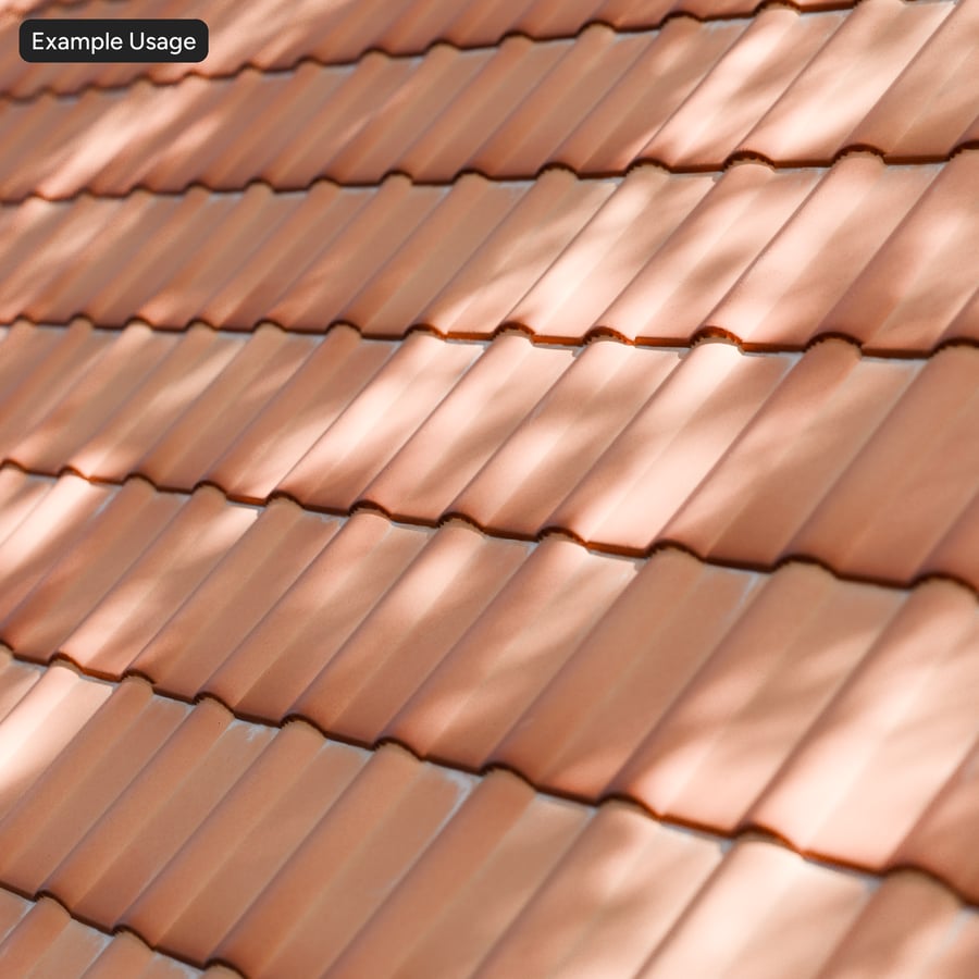 Tejas de terracota suizas Textura, Naranja