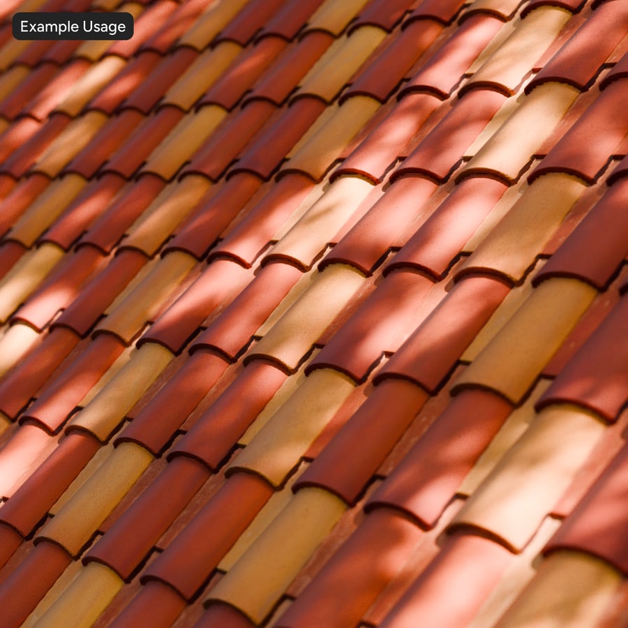 Tegole in terracotta Texture, rosso