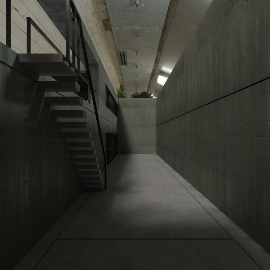 HDRI do interior do túnel pedonal de Greenwich