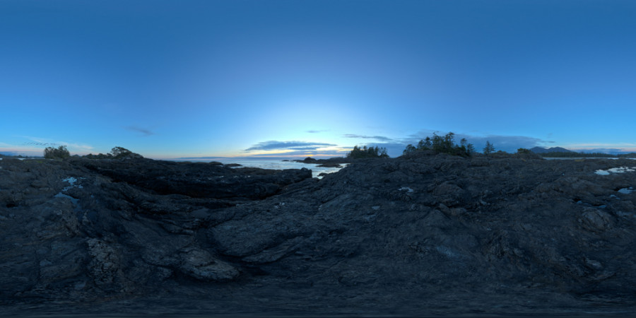 Rocky Beach Sunset Clear Sky Outdoor HDRI