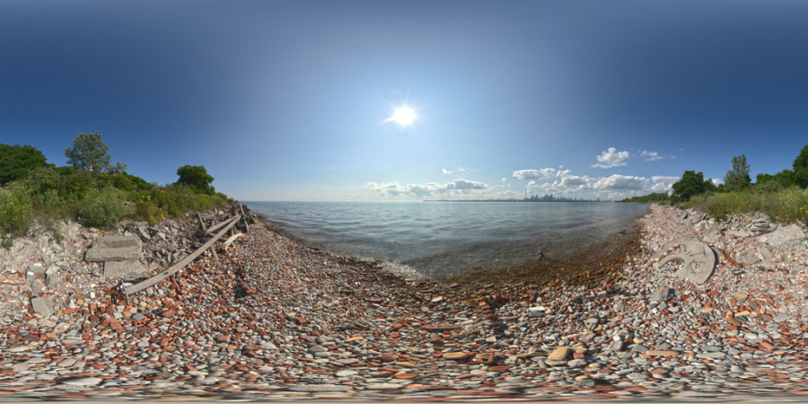 Toronto Centre Island Beach Clear Day Outdoor HDRI