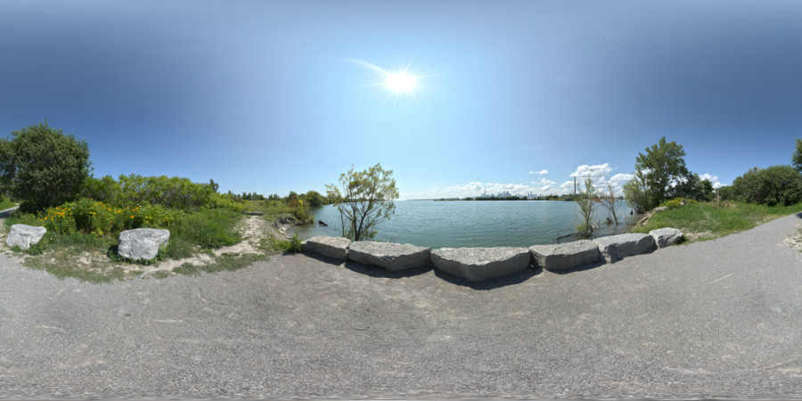 Toronto Centre Island Path Clear Day Outdoor HDRI