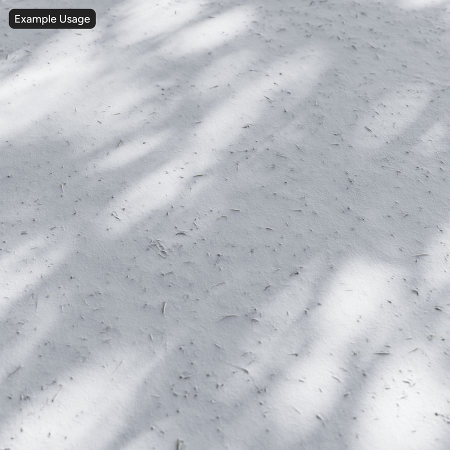 Scattered Grass on Snow Texture
