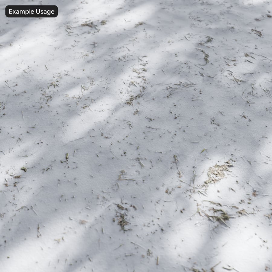 Tallbarr på snö Textur