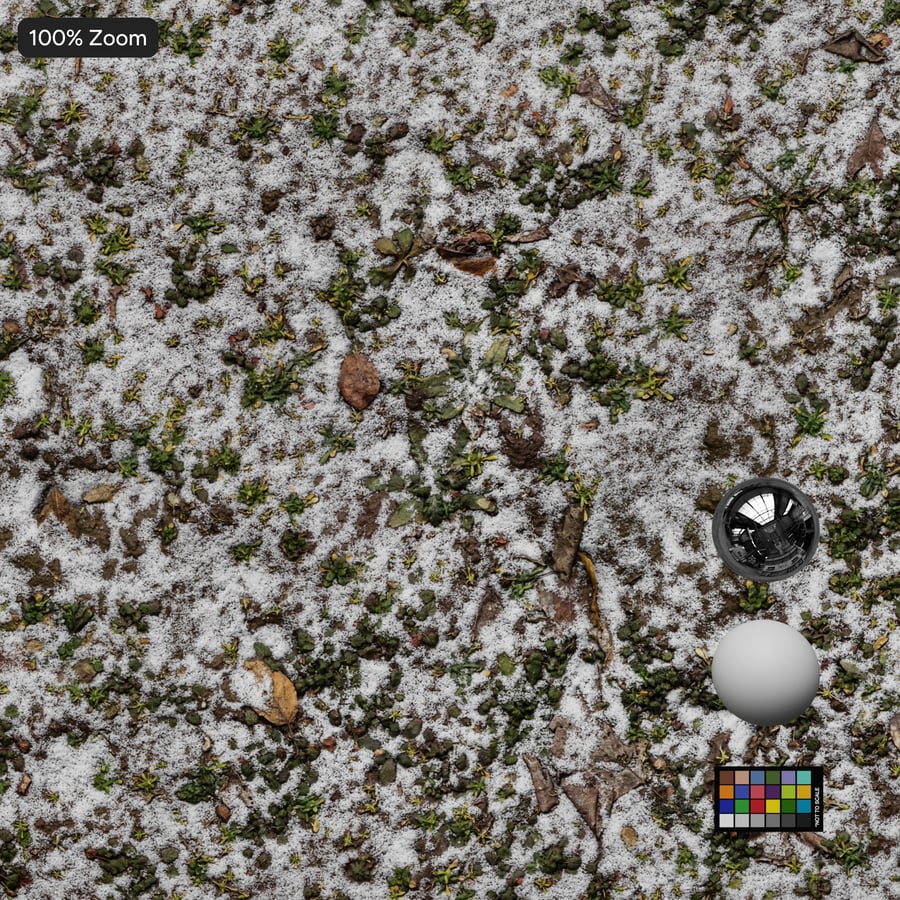 Light Snow on Grass Textúra