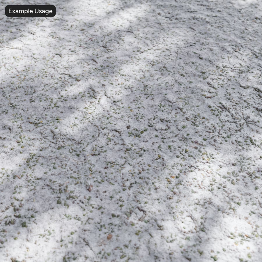 Snö på gräs Textur