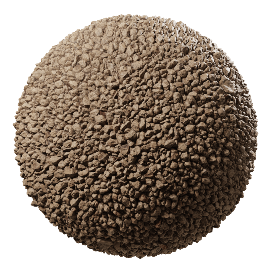 Compacted Small Rocks Texture, Mocha