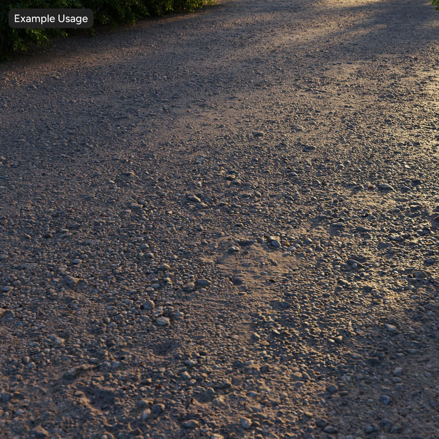 Scattered Small Pebbles on Dirt Texture