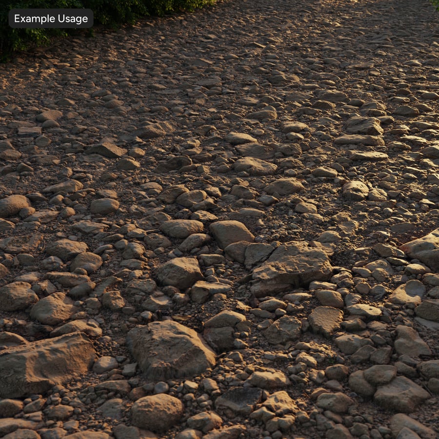 Textura de rocas mixtas en trozos